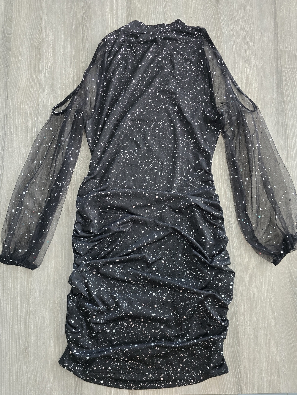 Mesh Cold-Shoulder Dress - Picture 3 of 8
